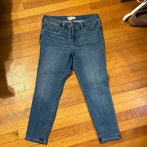 Madewell road tripper skinny jeans